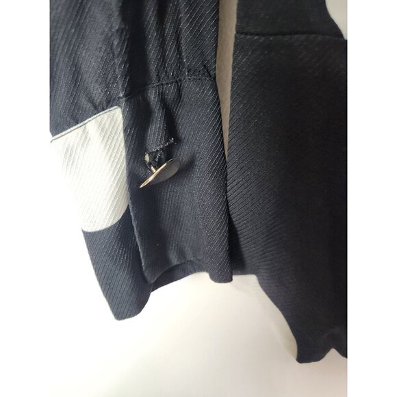 Space by Simona Corsellini Women's Sz. 40 Polka Dot One Shoulder Top - Picture 3 of 6